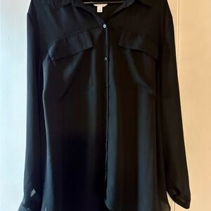 Elegant Black Women's Blouse